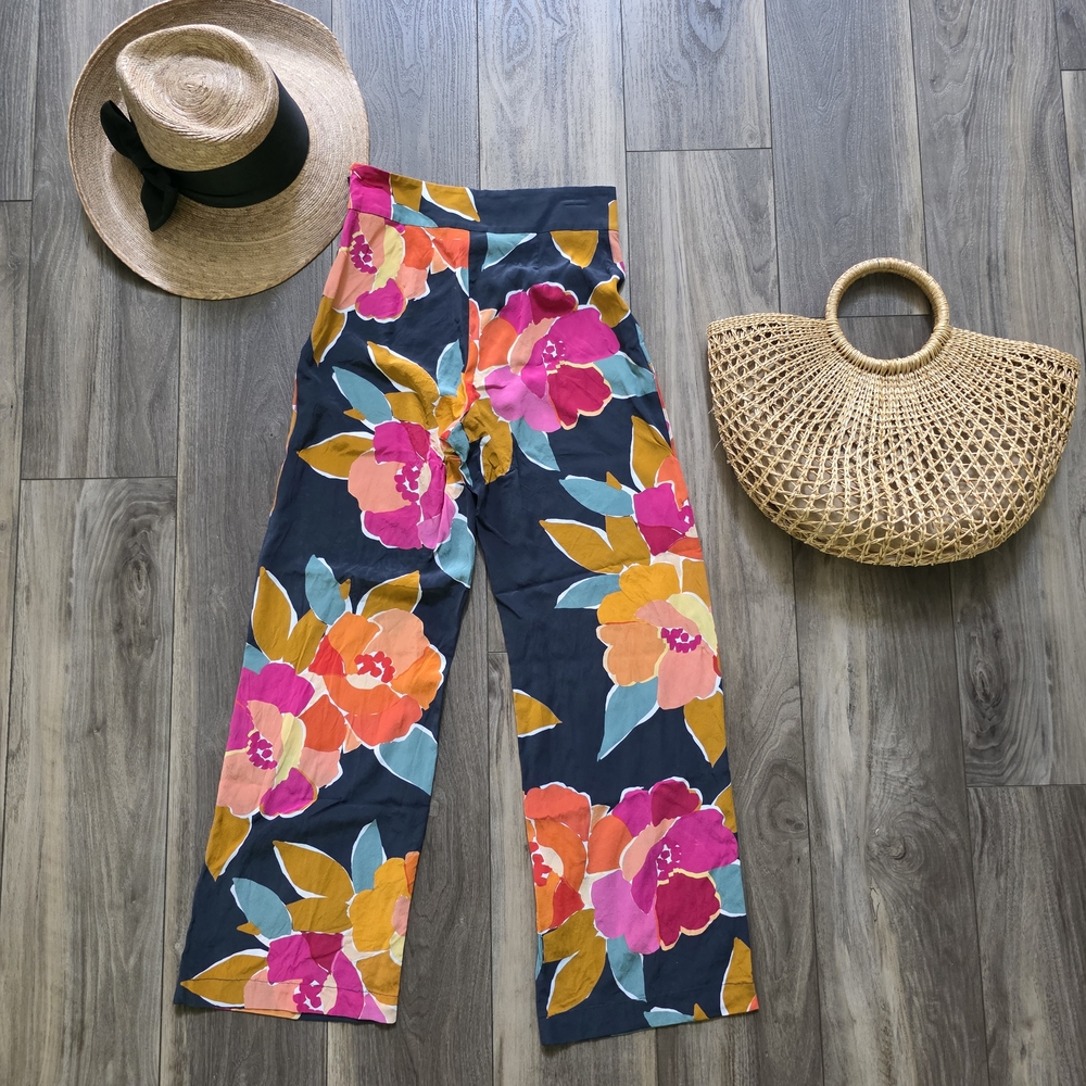 NWOT Sezane‼️RARE‼️Baptisto Silk Trouser - Picture 6 of 11